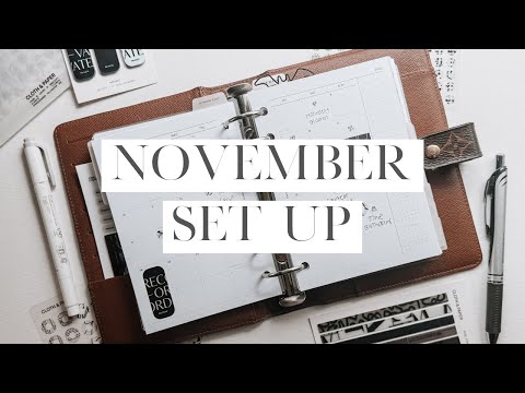Видео: Ежемесячный план на ноябрь | Ежедневник Louis Vuitton