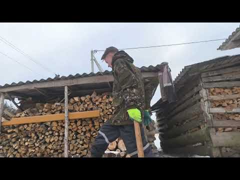Видео: колка дров ч.2