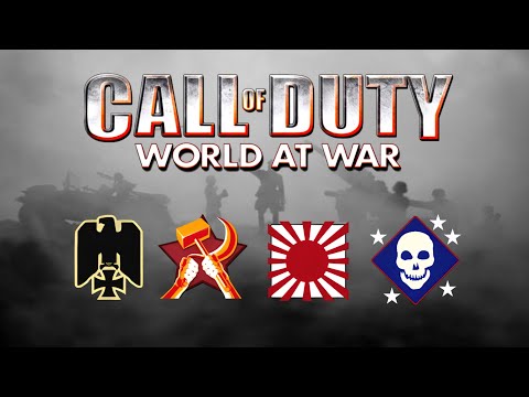 Видео: Call of Duty: World At War — все темы появления, победы и поражения с комментаторами