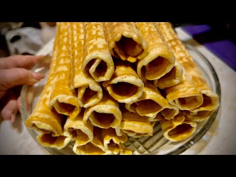Видео: Домашние трубочки на маргарине|Большая порция🧇