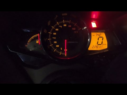 Видео: Honda Faze 250 CC. Расход в разных режимах. Видео2