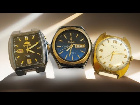 Видео: Посылка с Израиля от подписчика . Часы Elpar , Orient и Полёт .