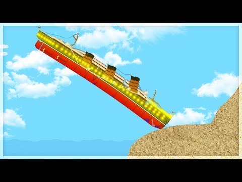 Видео: УРАГАН ЗАКИНУЛ КОРАБЛЬ НА ГОРУ | FLOATING SANDBOX