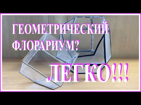 Видео: Геометрический флорариум любой формы? Легко!