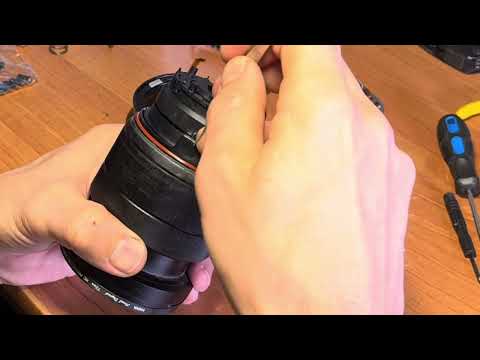 Видео: Ремонт авто фокуса на объективе Sony