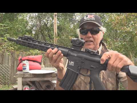 Видео: Электрическая винтовка Umarex AER 16 BB с коллиматорным прицелом Feyachi Red Dot