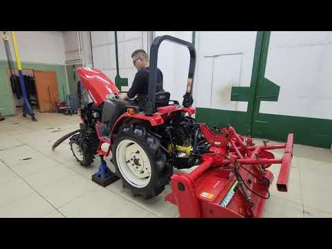 Видео: Обзор японского мини-трактора Yanmar AF220S