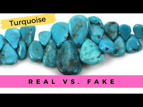 Видео: Не дайте себя обмануть — как отличить настоящую бирюзу от поддельного камня (стабилизированного и...