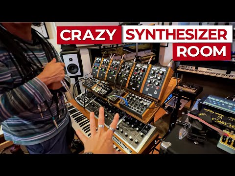Видео: CRAZY Synthesizer Room А. Маринелли