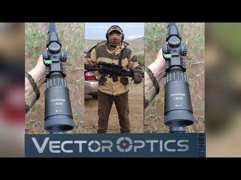 Видео: Тестирую прицел Vector Optics Continental 1-6x24 SFP на Сайге ТГ-2 366ТКМ и пластину от Успенского