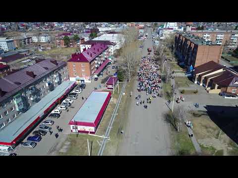 Видео: Бессмертный полк Тара 2018