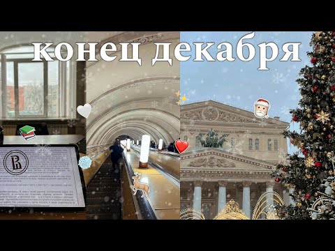 Видео: Вдвоём в Новогодней Москве | Москвариум и Зоопарк Зимой, Подготовка к сессии ВШЭ, Декабрьский Нижний