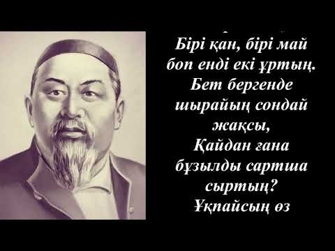 Видео: Абай Құнанбайұлы  Қалың елім, қазағым, қайран жұртым