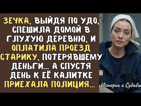 Видео: ЗЕЧКА, выйдя по УДО, спешила домой в глухую деревню, и оплатила проезд старику, потерявшему деньги…