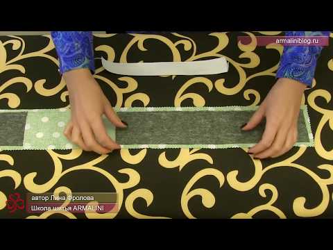 Видео: Как сделать пояс с частичной резинкой