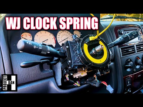 Видео: WJ CLOCK SPRING!!! JEEP GRAND CHEROKEE КОНТРОЛЬНАЯ ЛАМПА ПОДУШКИ БЕЗОПАСНОСТИ, ПОПЫТКА РЕМОНТА