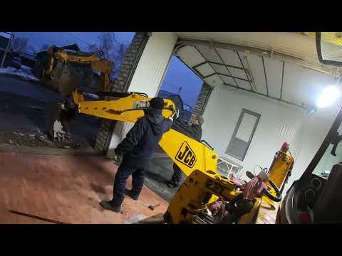 Видео: Расточка, наплавка и замена втулок стрелы JCB 3CX