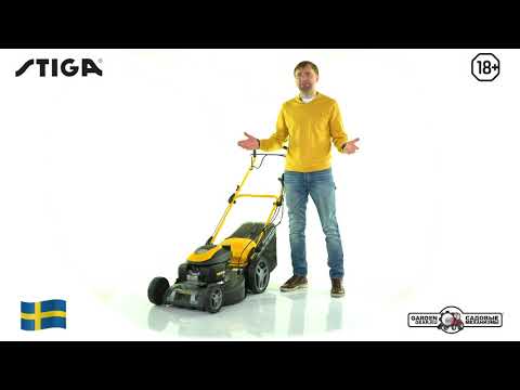 Видео: Газонокосилка бензиновая Stiga Combi 53 SVQ H с вариатором