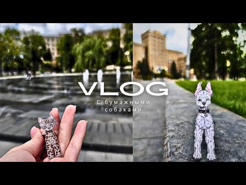 Видео: 🌄Влог, в парке с бумажными питомцами. Влог от лица Асмодея.☀️👀✨