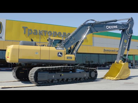 Видео: Тяжелый экскаватор John Deere E380LC - новинка 2022 года