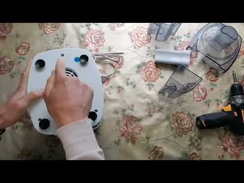 Видео: Как снять сетку с китайской соковыжималки