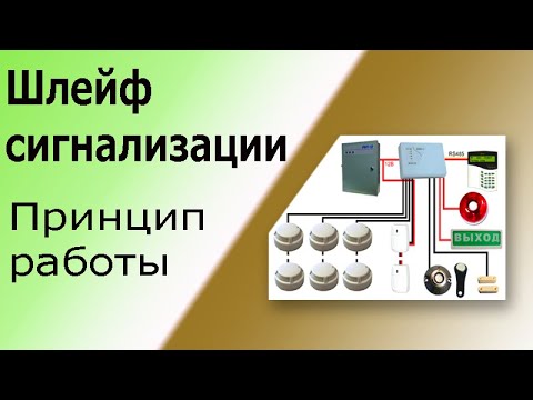 Видео: Принцип работы шлейфа сигнализации. Электроконтактный датчик, омический датчик. Оконечный резистор.