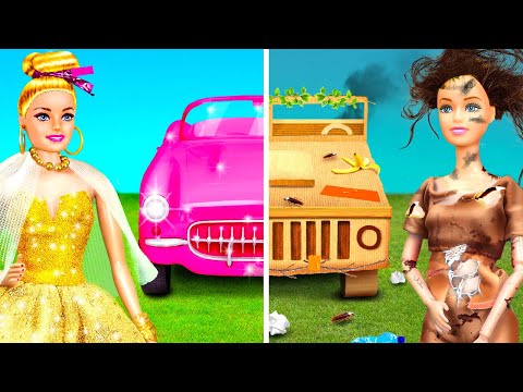 Видео: 💞 БОГАТЫЕ ПОДЕЛКИ ИЗ КАРТОНА И БЕДНЫЕ 💞 Дешевые поделки против дорогих гаджетов от 123 GO! TRENDS