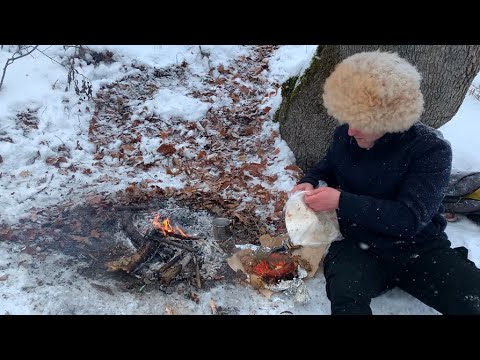 Видео: ПРОГУЛКА НА СНЕЖНОЙ ПОГОДЕ🌨