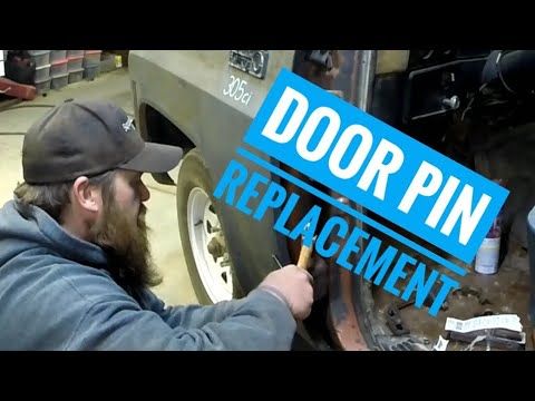 Видео: Как заменить дверные штифты на грузовике Squarebody.