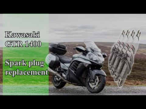 Видео: Kawasaki GTR 1400 — Замена свечей зажигания