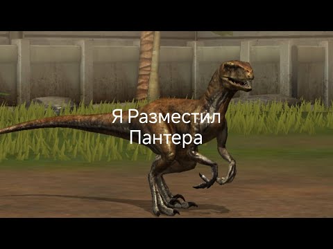 Видео: Я Разместил Пантера в Jurassic world game