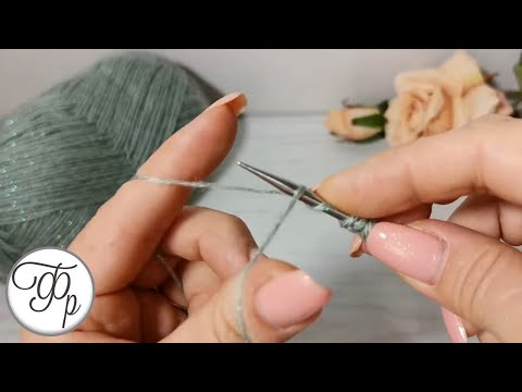 Видео: Итальянский набор петель. Вязание спицами