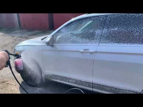 Видео: Цветной автошампунь Active Foam Pink GRASS