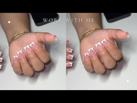 Видео: КОРОТКИЕ АКРИЛОВЫЕ ФРЕНЧ-ПИЦЦЫ 🤍