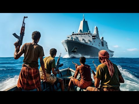 Видео: Пираты выбрали целью не тот корабль ВМС США — мгновенное сожаление