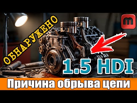 Видео: Почему рвется цепь на 1.5 HDI? И как этого избежать