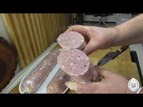 Видео: 128 # Колбаса Шафран - колбаса без оболочки. Легко и вкусно - SUB - Yami Yami