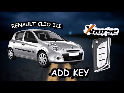 Видео: Renault Clio 3 2012 /  программирование ключа Xhorse XE / Программатор Autel 608IM