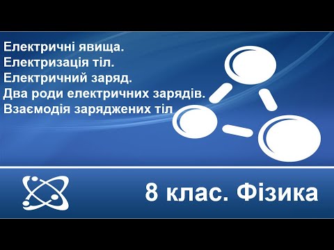 Видео: Урок №12. Електричні явища. Електричний заряд. Взаємодія заряджених тіл (8 клас. Фізика)
