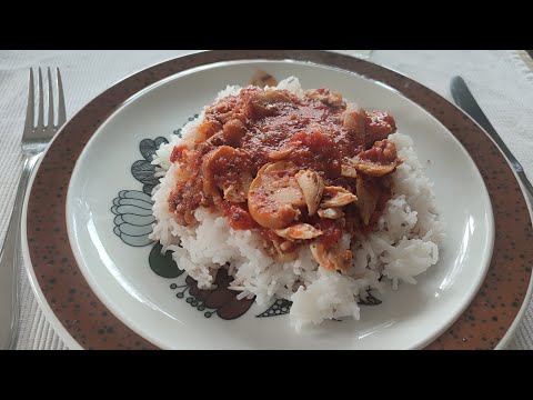 Видео: Das Abendessen kochen готовим ужин HühnerschenkelTomaten Champignons#kochen #abendessen#готовимдома