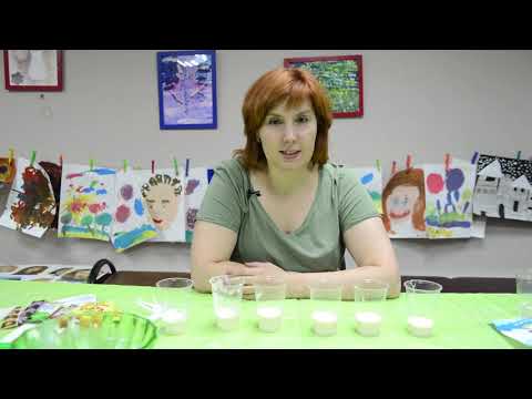 Видео: Детский мастер-класс "Пальчиковые краски"