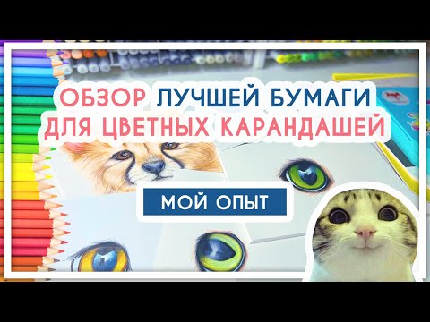 Видео: Лучшая бумага для цветных карандашей [Strathmore, Canson, SMLT, InkBerry, Maxgoodz]