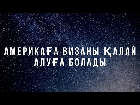 Видео: Америкаға турист B1/B2 визасын қалай алдым