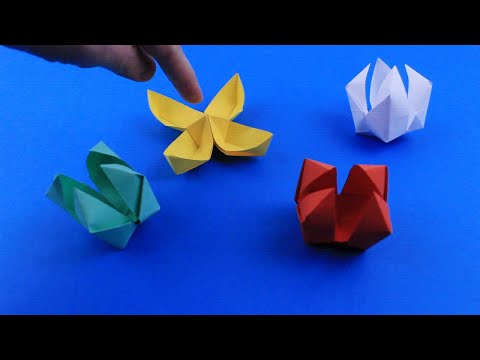 Видео: Как сделать цветок-ловушку из бумаги
