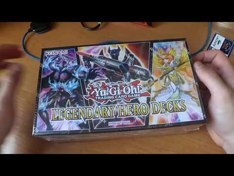 Видео: Yu-Gi-Oh Legendary Heroes Deck анбоксинг