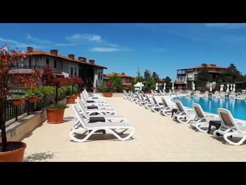 Видео: Курортный комплекс Санта Марина (2/7). г.Созополь, Болгария