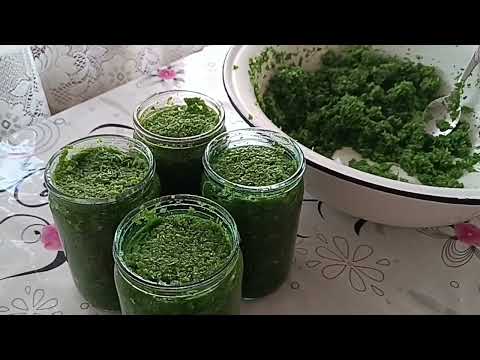 Видео: Паста из чесночных стрелок для бутербродов и не только, приправа,  отличная закуска и т.д.