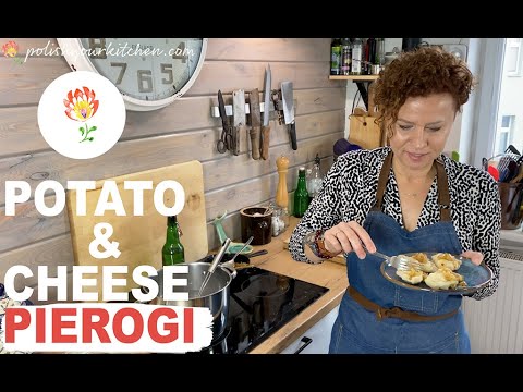 Видео: Польские вареники с картофелем и сыром - PIEROGI RUSKIE; Как приготовить польскую еду от Polish Y...