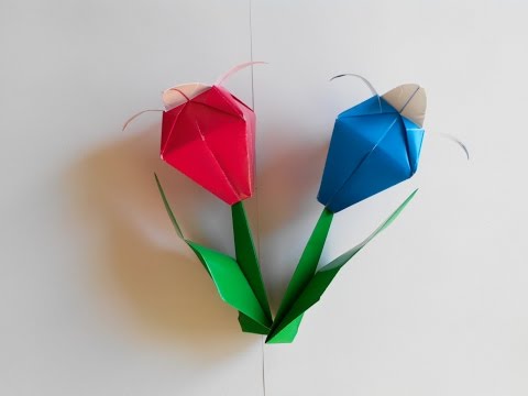 Видео: Цветочек оригами, flower origami