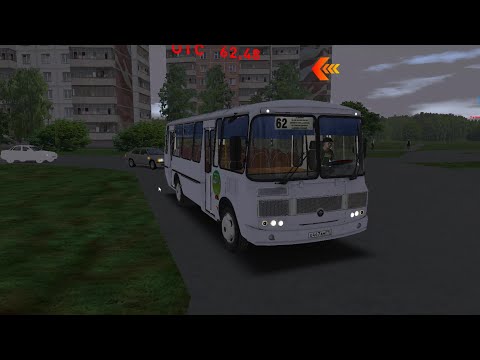 Видео: OMSI 2. ПАЗ 4234-04 Рестайлинг. Карта Новосибирск - маршрут 62.